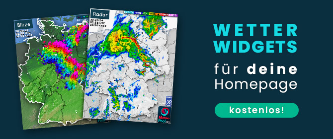 Kostenlose Wetter-Widgets für deine Homepage - Radar und Blitze